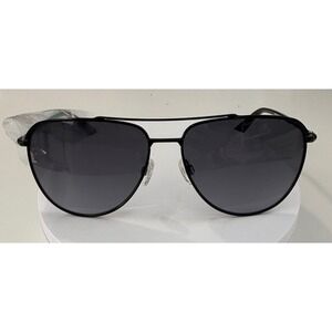 Rag & Bone RNB1050/G/S Aviator Sunglasses Matte Black Metal Frame Grey Lens NEW